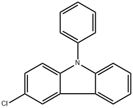 9H-Carbazole, 3-chloro-9-phenyl-, radical ion(1+) (9CI) Structure