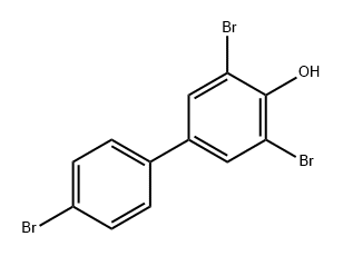 3,4',5-Tribromo-[1,1'-biphenyl]-4-ol Structure