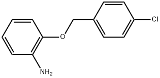 2-[(4-Chlorophenyl)methoxy]benzenamine Structure