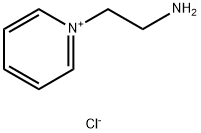 Pyridinium, 1-(2-aminoethyl)-, chloride (1:1) Structure