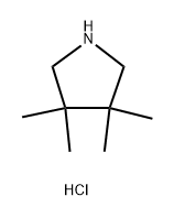 3,3,4,4-Tetramethyl-pyrrolidine hydrochloride Structure