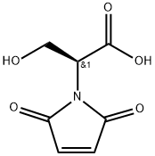 N-MALEONYL-(S)-SERINE Structure