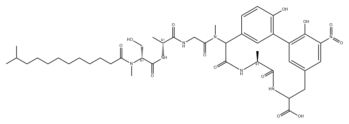 Arylomycin B5 Structure