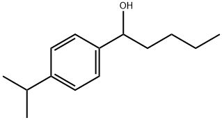 α-Butyl-4-(1-methylethyl)benzenemethanol 구조식 이미지