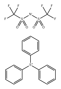 Tripenyl sulfonium bis(trifluoromethylsulfonyl)imide Structure