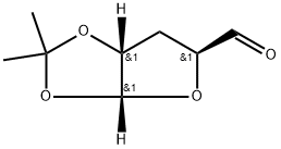 α-D-erythro-Pentodialdo-1,4-furanose, 3-deoxy-1,2-O-(1-methylethylidene)- Structure