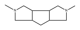 1H-Cyclopenta[1,2-c:3,4-c]dipyrrole,decahydro-2,5-dimethyl-,(3a-alpha-,3b-alpha-,6a-alpha-,7a-alpha-)-(9CI) Structure