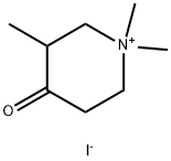 1,1,3-trimethyl-4-oxopiperidinium Structure