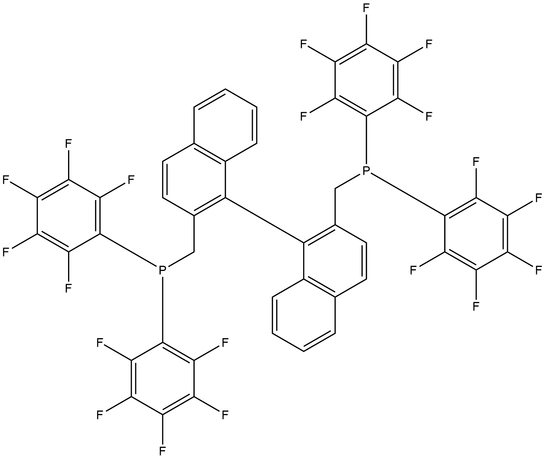 Phosphine, [[1,1'-binaphthalene]-2,2'-diylbis(methylene)]bis[bis(pentafluorophenyl)- (9CI) Structure