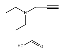 Formic acid, compd. with N,N-diethyl-2-propyn-1-amine (1:1) Structure