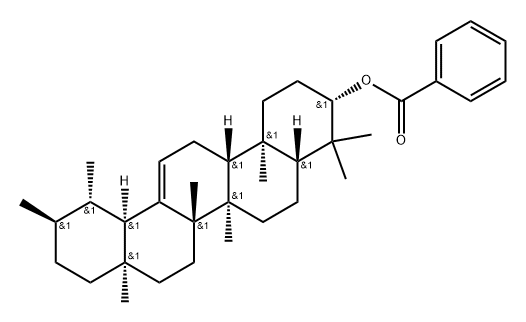 alpha-amyrin benzoate Structure