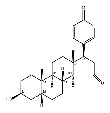 3β-Hydroxy-15-oxo-5β,14α-bufa-20,22-dienolide 구조식 이미지