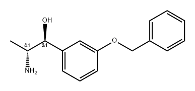 Benzenemethanol, α-(1-aminoethyl)-3-(phenylmethoxy)-, [S-(R*,S*)]- (9CI) 구조식 이미지