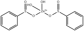 Zinc(II) benzenesulfinate dihydrate 구조식 이미지