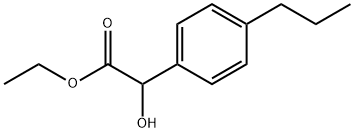 Ethyl α-hydroxy-4-propylbenzeneacetate Structure