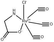 (OC-6-44)-Tricarbonylchloro(glycinato)ruthenium 구조식 이미지