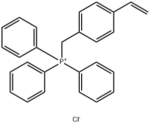 (4-ethenylphenyl)methyl]triphenylphosphonium chloride 구조식 이미지