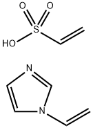 Ethenesulfonic acid, compd. with 1-ethenyl-1H-imidazole (1:1) Structure