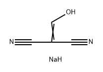 Propanedinitrile, 2-(hydroxymethylene)-, sodium salt (1:1) Structure