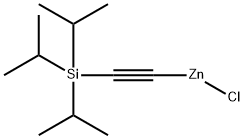 Zinc, chloro[2-[tris(1-methylethyl)silyl]ethynyl]- Structure