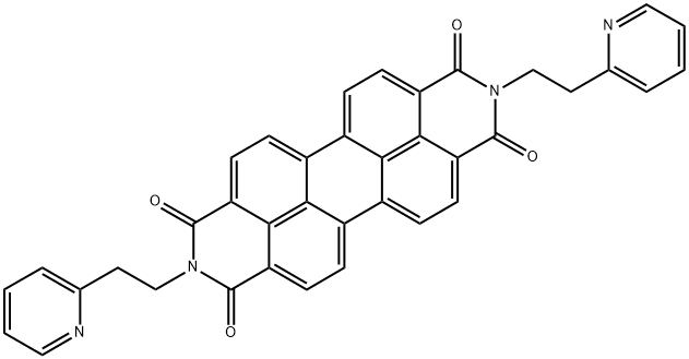 N,N'-bis[2-(2-pyridino)ethyl]-3,4,9,10-perylenetetracarboxylic diimide Structure