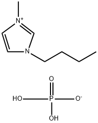 1H-Imidazolium, 3-butyl-1-methyl-, phosphate (1:1) 구조식 이미지