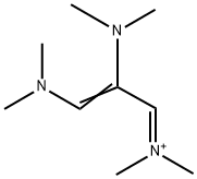 2-Propen-1-aminium, 2,3-bis(dimethylamino)-N,N-dimethyl- Structure
