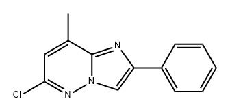 6-chloro-8-methyl-2-phenylimidazo[1,2-b]pyridazine Structure