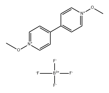 4,4'-Bipyridinium, 1,1'-dimethoxy-, tetrafluoroborate(1-) (1:2) Structure