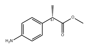 Benzeneacetic acid, 4-amino-α-methyl-, methyl ester, (αS)- Structure