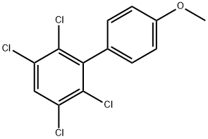 2,3,5,6-Tetrachloro-4'-methoxy-1,1'-biphenyl Structure