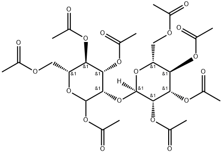 D-Mannopyranose, 2-O-(2,3,4,6-tetra-O-acetyl-α-D-mannopyranosyl)-, tetraacetate (9CI) Structure