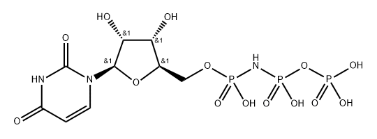 Uridine, 5'-?(P,?P',?P'',?P''-?tetrahydrogen imidotriphosphate) Structure
