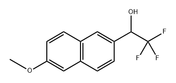 2-Naphthalenemethanol, 6-methoxy-α-(trifluoromethyl)- Structure