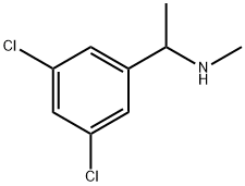 Benzenemethanamine, 3,5-dichloro-N,α-dimethyl- Structure