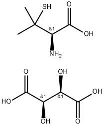 L-Penicillamine tartrate Structure