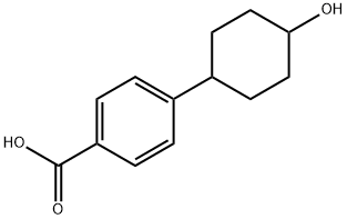 4-(4-Hydroxy-cyclohexyl)-benzoic acid Structure