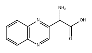 2-amino-2-(quinoxalin-2-yl)acetic acid Structure