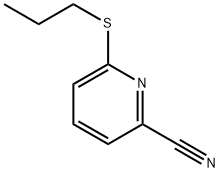 6-(Propylthio)-2-pyridinecarbonitrile Structure