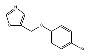 Oxazole, 5-[(4-bromophenoxy)methyl]- Structure