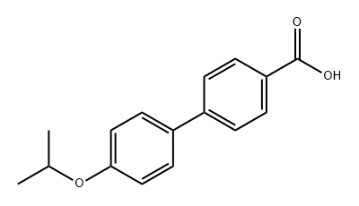 4'-Isopropoxy-[1,1'-biphenyl]-4-carboxylic acid 구조식 이미지