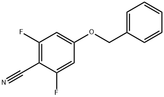 4-(benzyloxy)-2,6-difluorobenzonitrile Structure