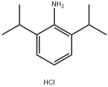 2,6-Diisopropylaniline hydrochloride 구조식 이미지