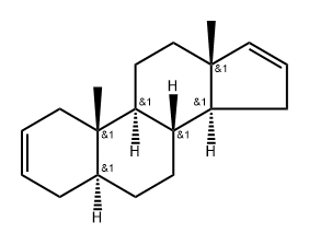 Androsta-2,16-diene, (5α)- Structure