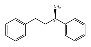 Benzenepropanamine, α-phenyl-, (αR)- Structure