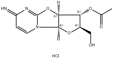 3-Acetyl-Ancitabine
 (Cyclocytidine) HCl 구조식 이미지