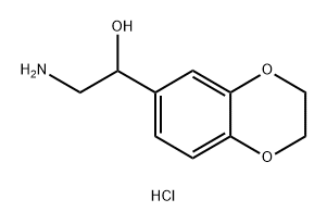 a-(Aminomethyl)-2,3-dihydro-1,4-benzodioxin-6-methanol HCl Structure