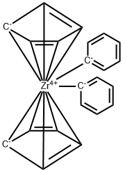 Zirconium, bis(η5-2,4-cyclopentadien-1-yl)diphenyl- Structure