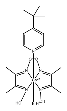 Cobalt, bromobis[[2,3-butanedione di(oximato-κN)](1-)][4-(1,1-dimethylethyl)pyridine]-, (OC-6-42)- (9CI) 구조식 이미지