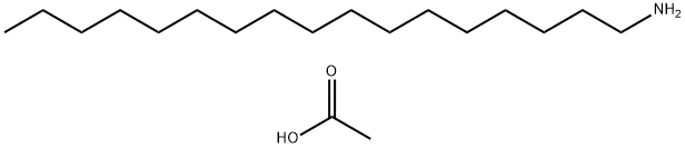 1-Heptadecanamine, acetate (1:1) Structure